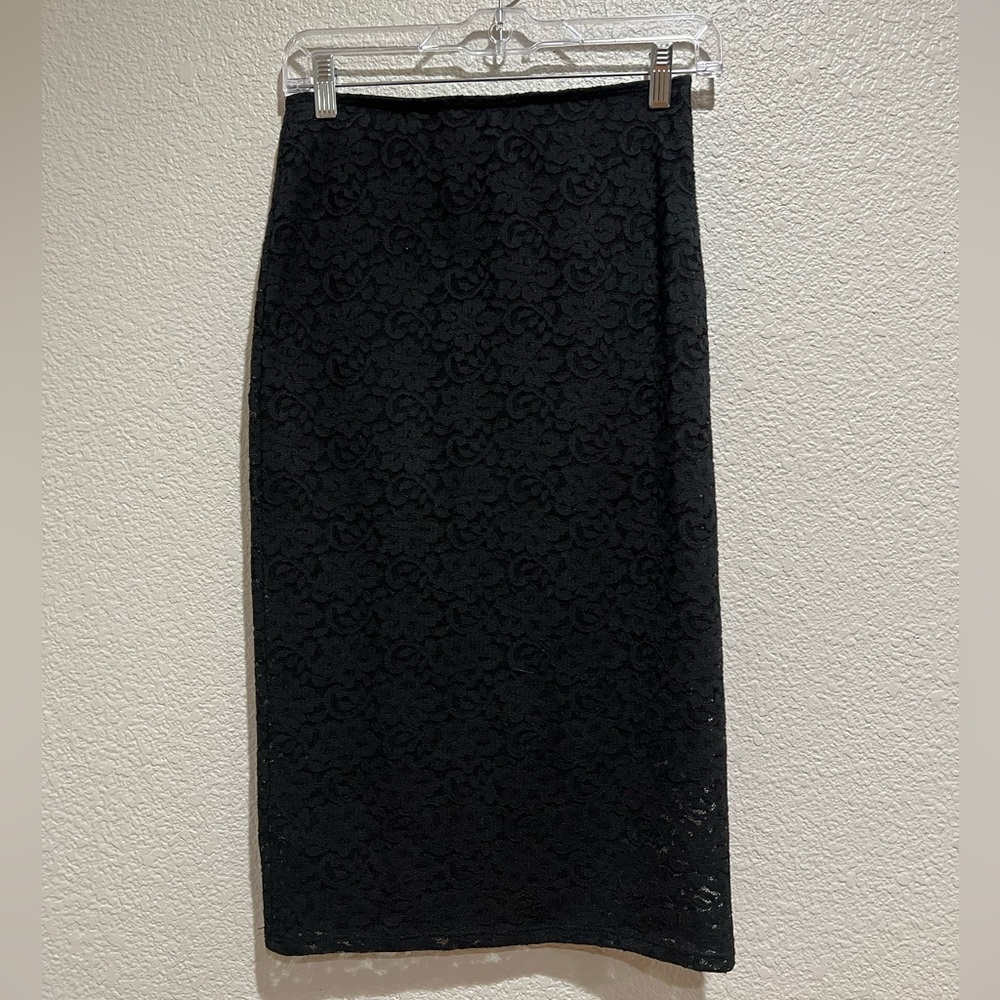 Abercrombie Black Lace Skirt, S